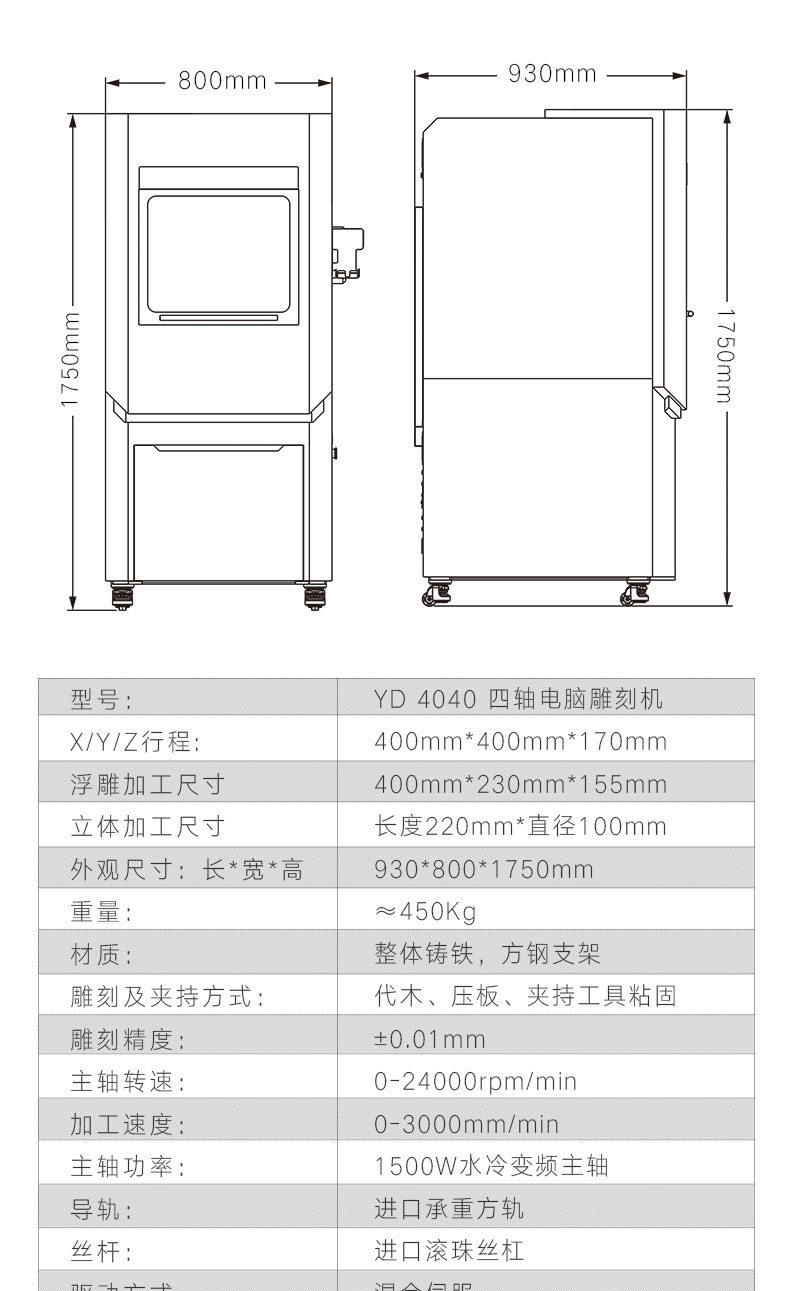 數控玉雕機參數